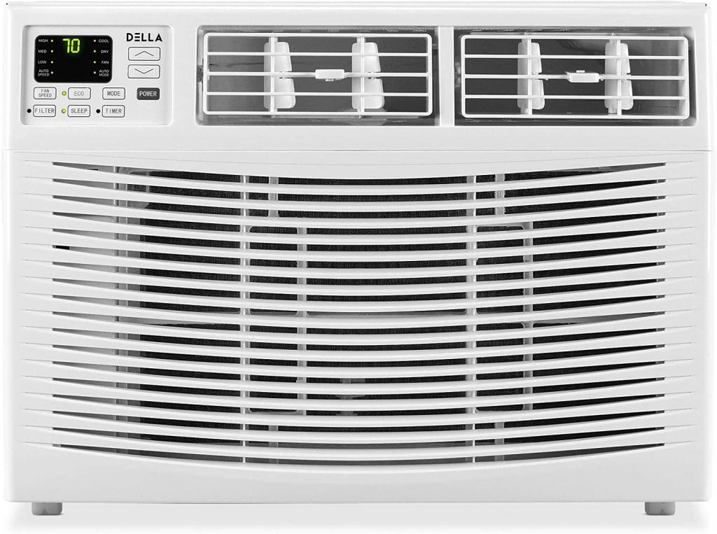 Amazon.com: DELLA 10,000 BTU 115V/60Hz Energy Saving Window Air Conditioner, Whisper Quiet AC Unit with Remote, Cools Up to 450 Square Feet : Home & Kitchen