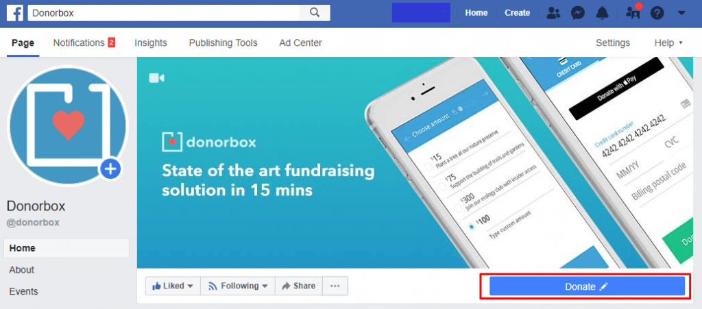 How to Add a Facebook Donate Button in 5 Steps | Donorbox