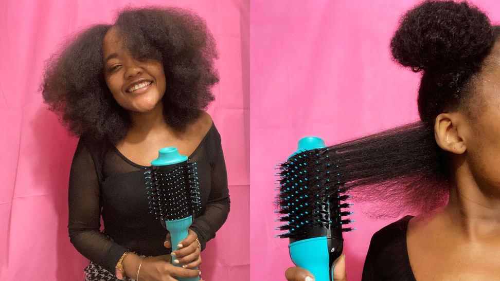 Revlon One-Step Hair Dryer on natural hair: Does it actually work? - Reviewed