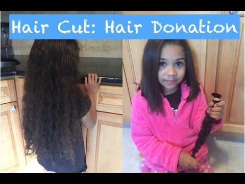 Child Hair Cut: Hair Donation to Charity Locks of Love- Jade 2016 - YouTube
