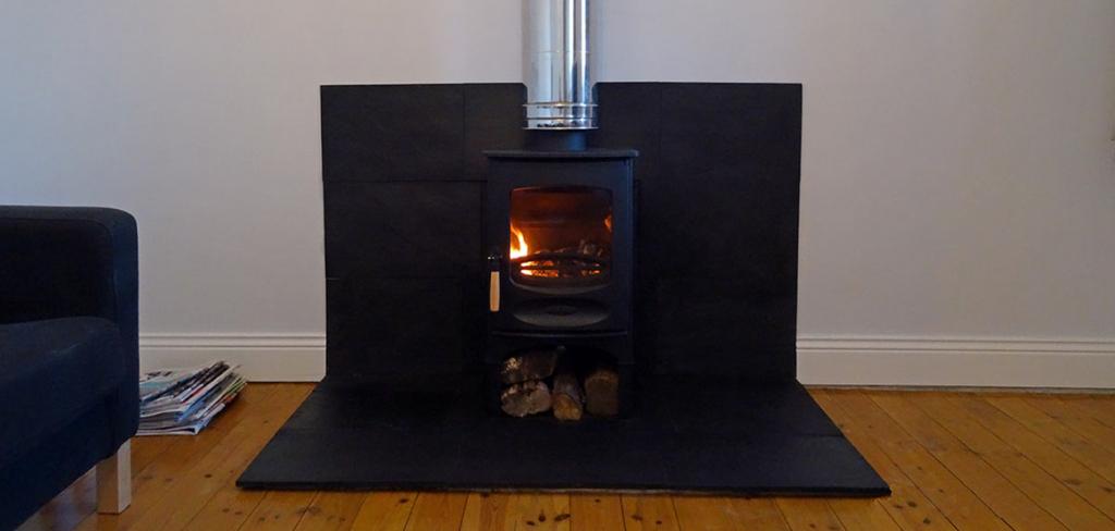 Wood Stove Heat Shield Protection - Friendly Fires