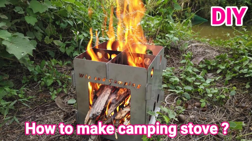 How to make camping stove? DIY - Fold stove (small fire pit). - YouTube