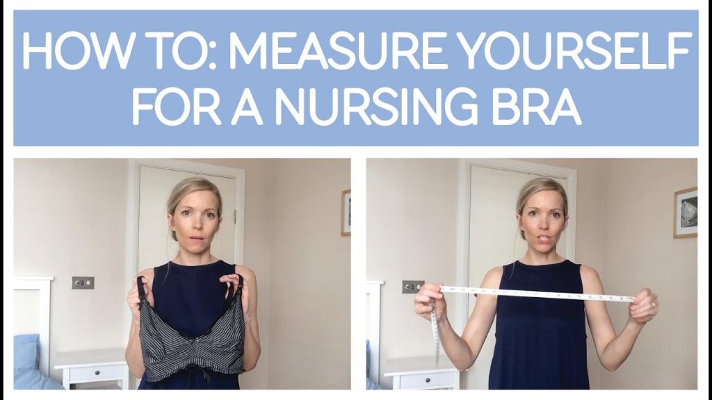 HOW TO: MEASURE YOURSELF FOR A NURSING / MATERNITY BRA - YouTube