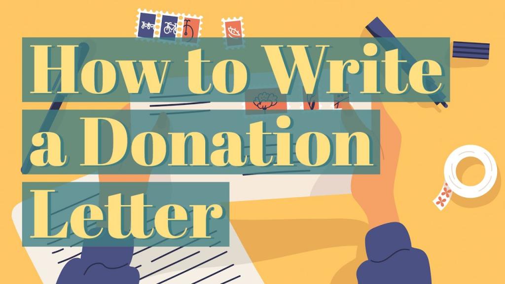 How to Write the Perfect Donation Letter (or Email) - YouTube