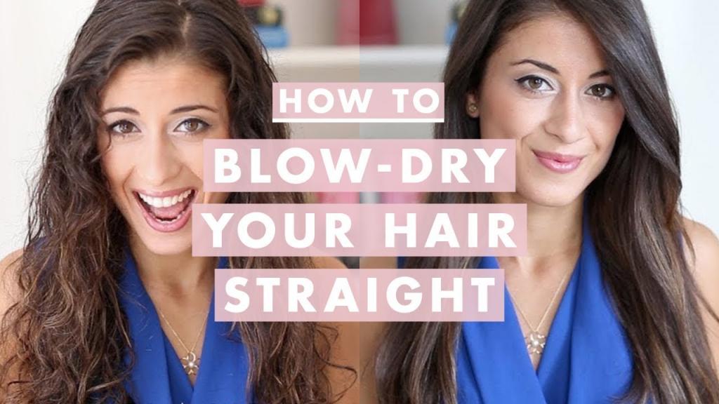 How to Blow-Dry Your Hair Straight (Step-by-Step) - YouTube