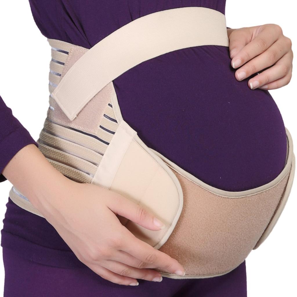 Amazon.com: NeoTech Care Pregnancy Support Maternity Belt, Waist/Back/Abdomen Band, Belly Brace, Beige, Size L : Clothing, Shoes & Jewelry