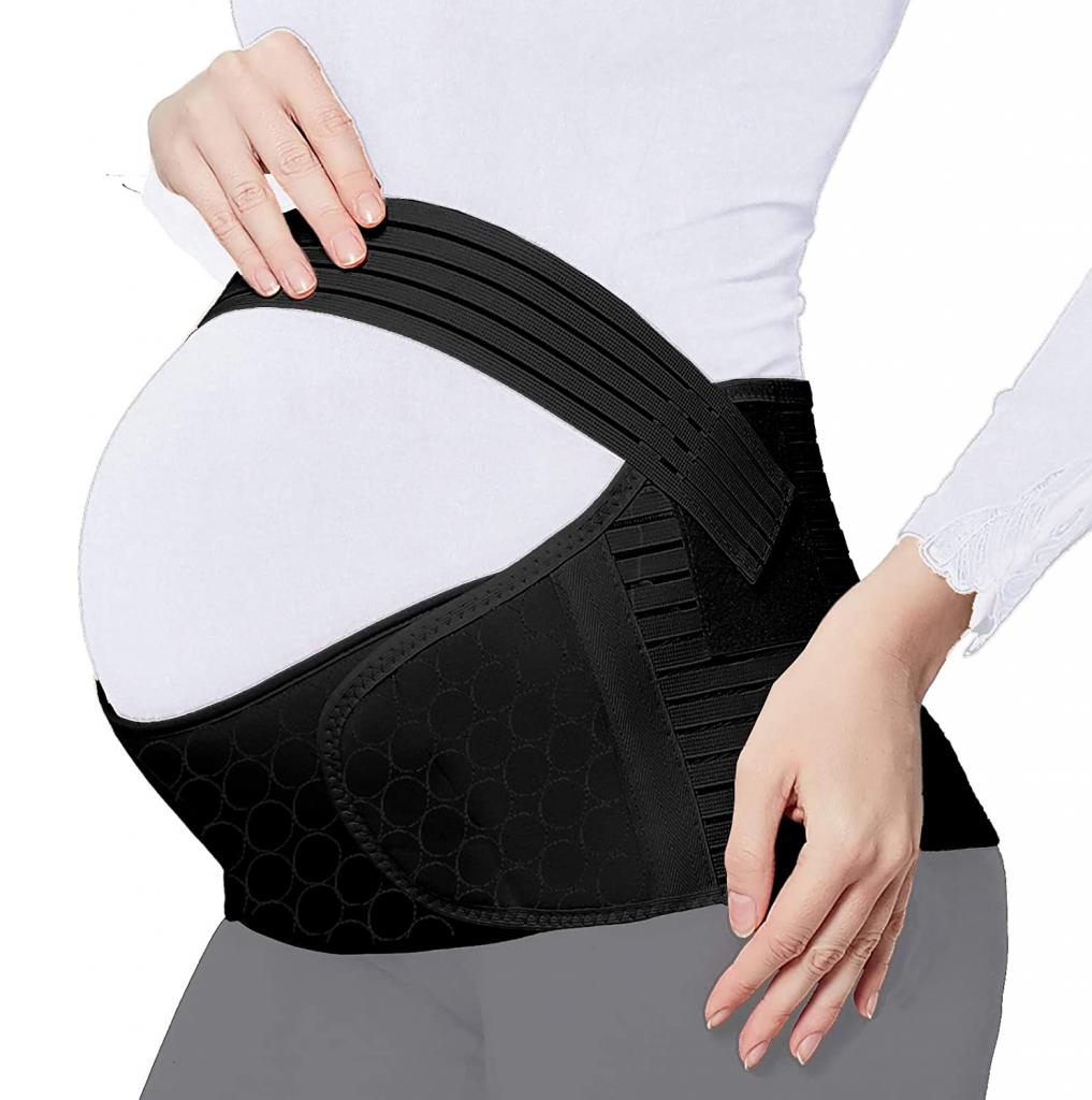 Buy Maternity Belt Pregnancy Back Support Back Brace Lightweight Abdominal Binder Maternity Belly Band for Pregnancy, Black,Large Fit Ab 39.5-51.3" Online in Vietnam. B0923VJ8MX