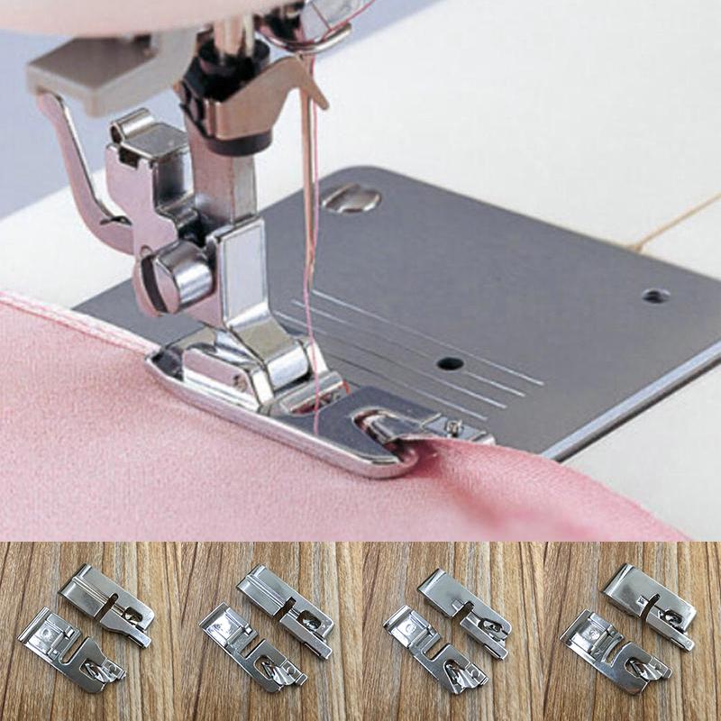 Domestic Sewing Machine Parts Hemmer Foot Rolled Hem Presser Foot Holder Quick Change High quality|Sewing Tools & Accessory| - AliExpress