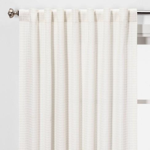Honeycomb Light Filtering Curtain Panel White - Threshold™ : Target