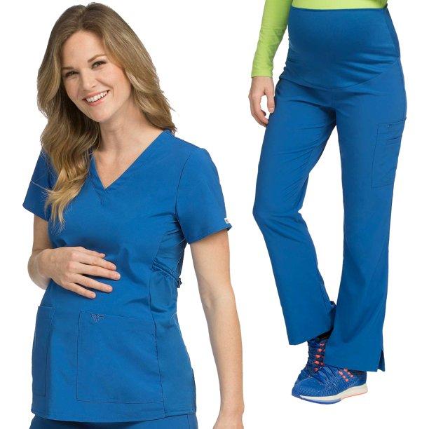Med Couture Maternity Scrub Top & Maternity Scrub Pant Set [XS - 3XL, FREE SHIPPING] - Walmart.com