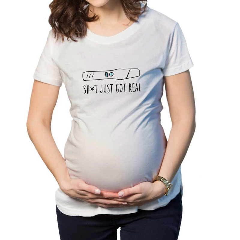 Casual Print funny maternity pregnant T shirts Women Cotton Cute Pregnancy Tees Maternity Clothes Summer T Shirt Women Tops - AliExpress Mother & Kids