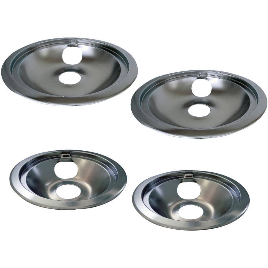 LASER Chrome Drip Pans & Rings for GE & Hotpoint | Home Hardware