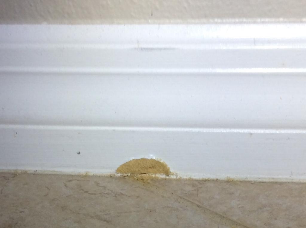 How to repair damage to MDF baseboard trim - Home Improvement Stack Exchange