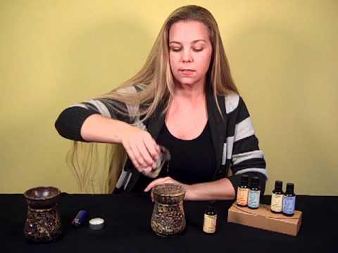 How To Diffuse Essential Oil With An Oil Burner - YouTube