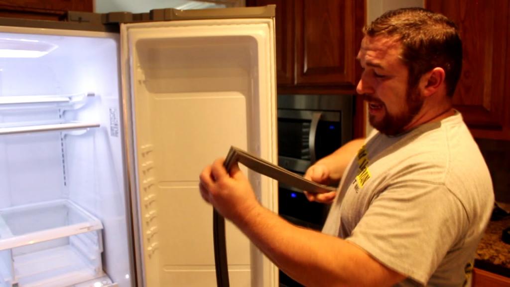 How to Replace LG Refrigerator Door Gasket - YouTube