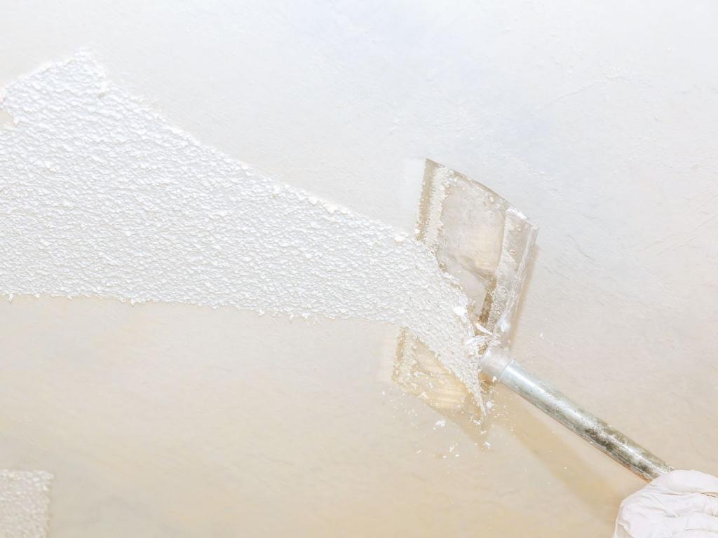 How to Easily Remove Popcorn Ceiling - This Old House