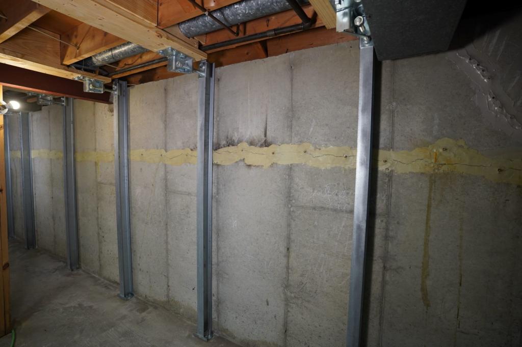 The IntelliBrace™ Foundation Wall Repair System | Ohio Basement Systems
