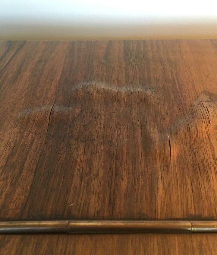 Water damage to top of wooden piano | Hometalk