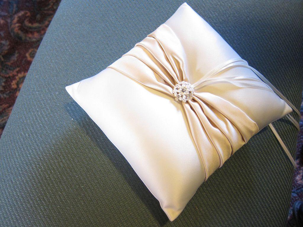 How to Make a Ring Pillow | Wedding ring cushion, Ring pillow wedding, Ring pillow diy