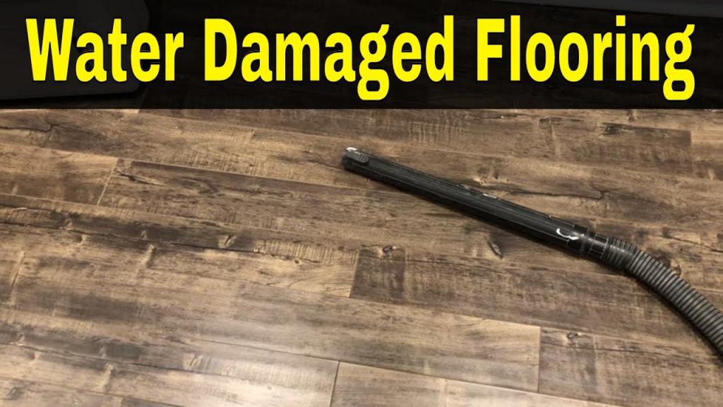 Water Damaged Laminate Flooring-How To Fix It (Without Replacing It) - YouTube