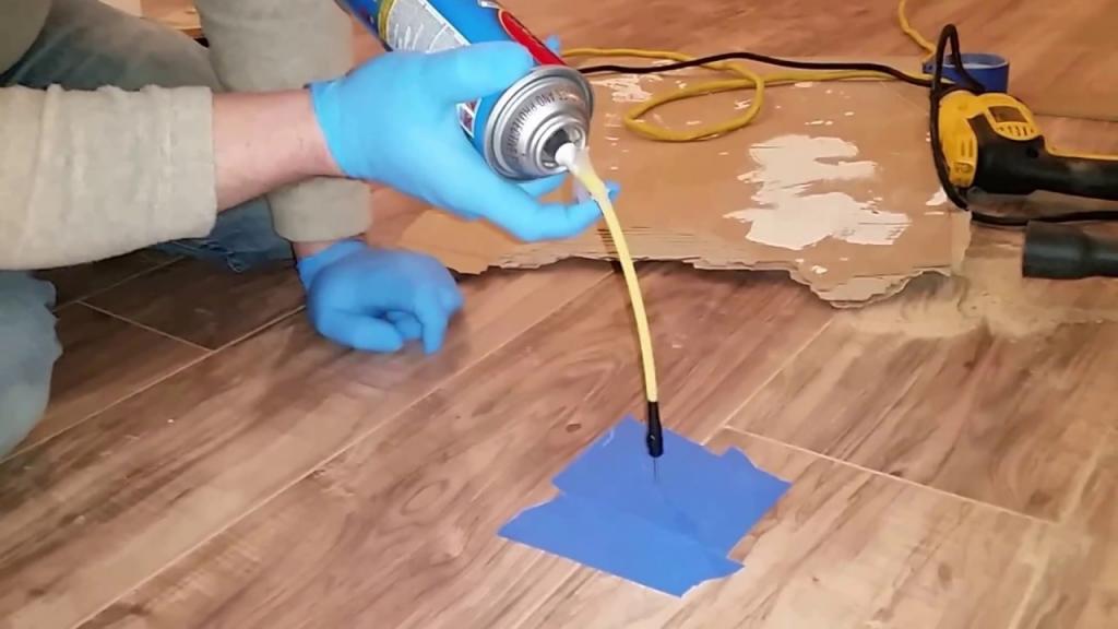 Laminate flooring repair to fix soft spot for uneven underlayment - YouTube