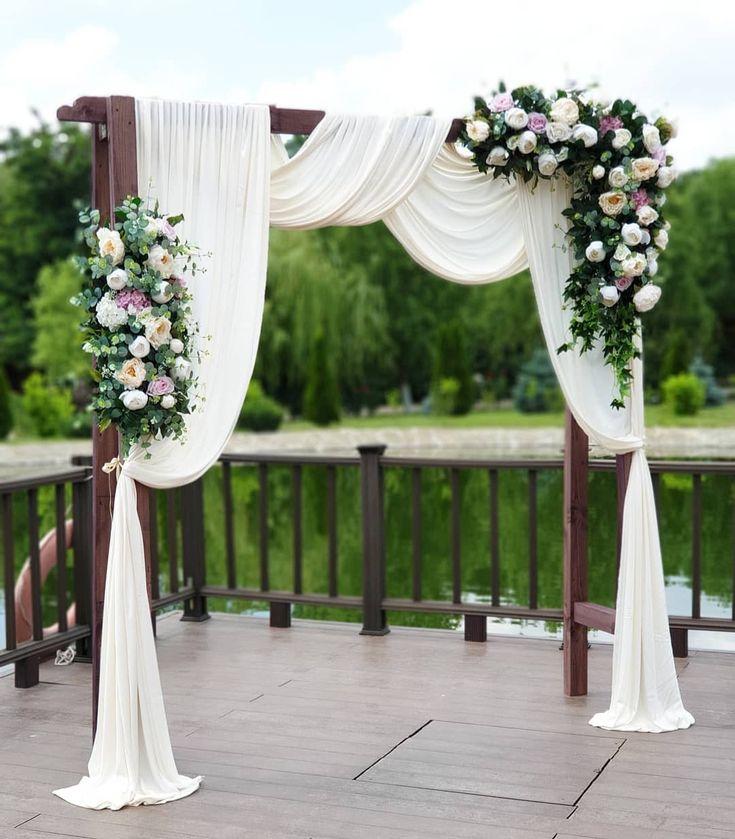 Свадебная арка | Diy wedding decorations, Wedding arch, Wedding backdrop decorations