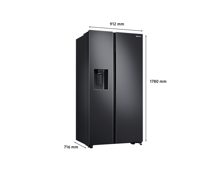SRS673DMB 635L Side by Side Refrigerator | Samsung Australia