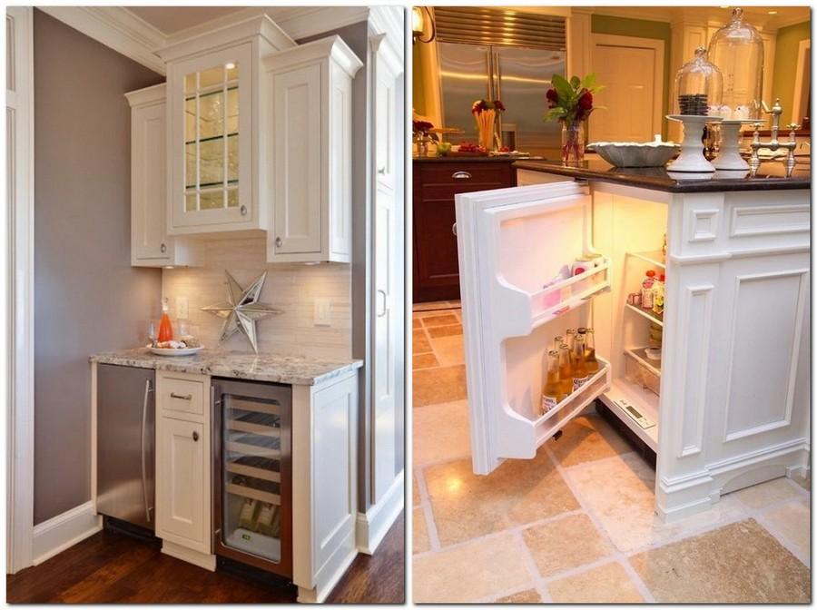 Where and How to Hide a Refrigerator: 7 Options for Any Interior | Home Interior Design, Kitchen and Bathroom Designs, Architecture and Decorating Ideas