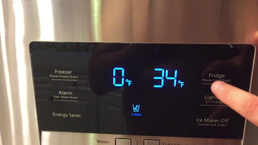 How to TURN UP a Samsung Fridge's Temperature - YouTube