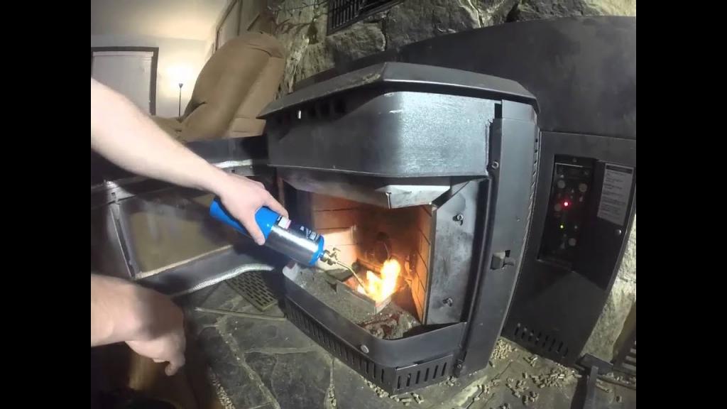HOW TO START A PELLET STOVE - YouTube