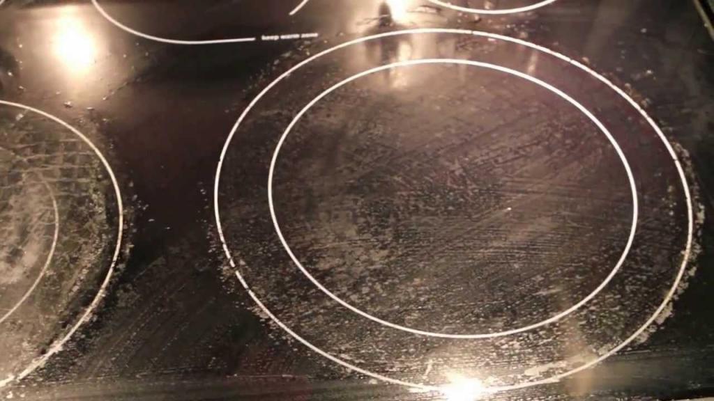 How to clean your glass cooktop using baking soda! - YouTube