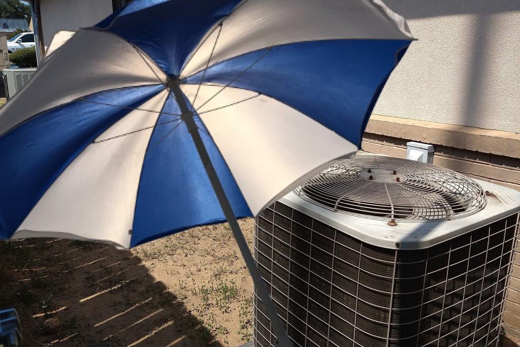 Shading Your AC Unit Will Make it Run More Efficiently